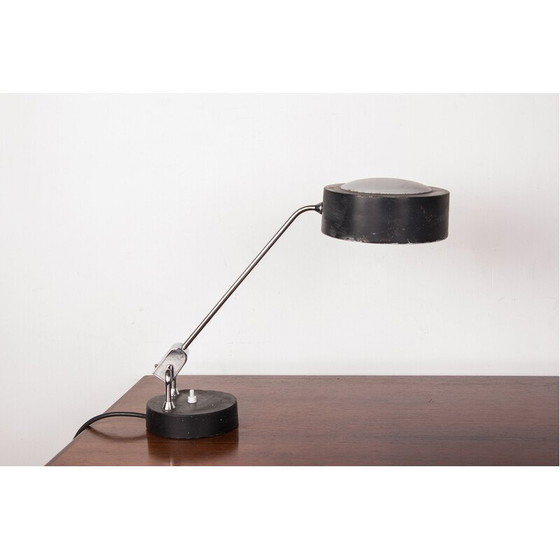 Image 1 of Vintage Jumo model 700 bureaulamp in chroom metaal van Charlotte Perriand, Frankrijk 1960