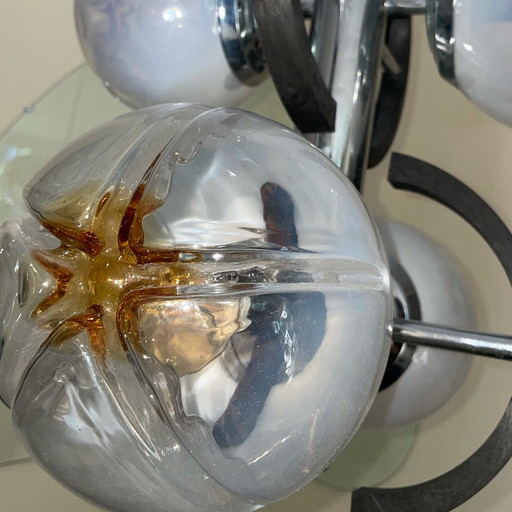 Vintage glas hanglamp