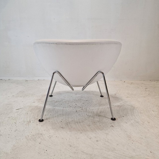 Image 1 of Vintage leunstoel in chroomstaal en leer van Pierre Paulin voor Artifort, 1980