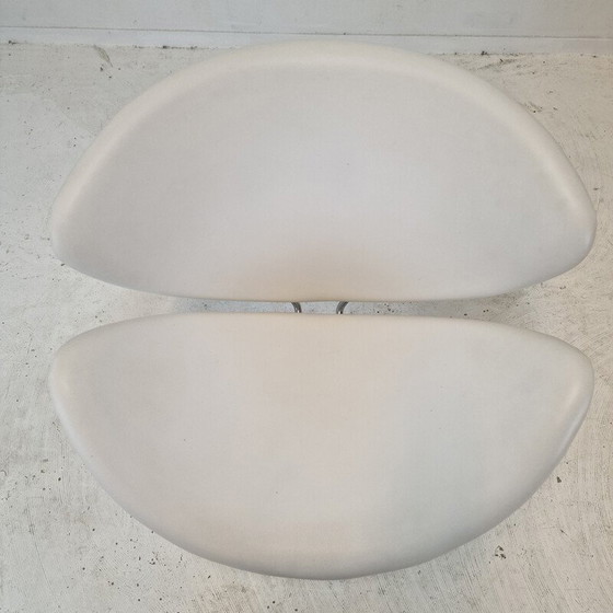 Image 1 of Vintage leunstoel in chroomstaal en leer van Pierre Paulin voor Artifort, 1980