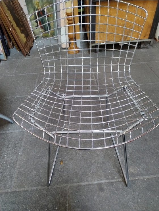 Image 1 of 2X Harry Bertoia Wire Stoel