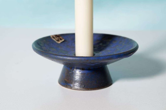 Image 1 of Set Minimalist fat lava kandelaars, brutalist candleholders