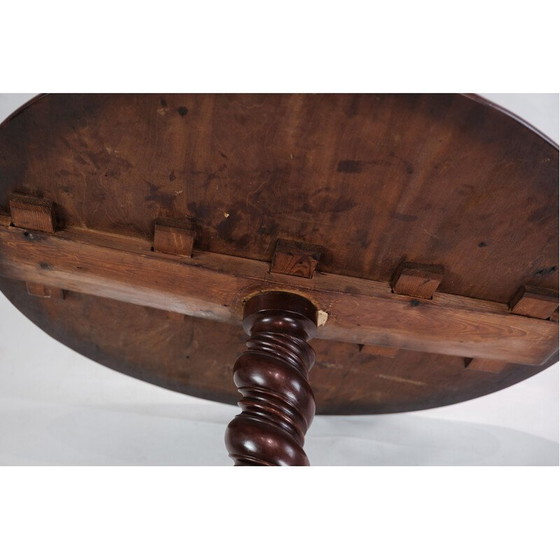 Image 1 of Vintage mahoniehouten bijzettafel, Denemarken 1860