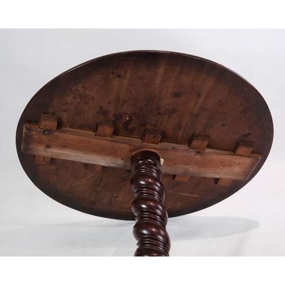 Image 1 of Vintage mahoniehouten bijzettafel, Denemarken 1860