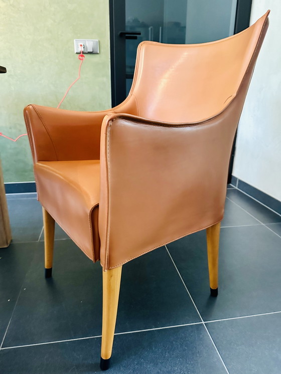 Image 1 of Giorgetti Giorgina Cuoio 50905 By Antonello Mosca Mini Fauteuils