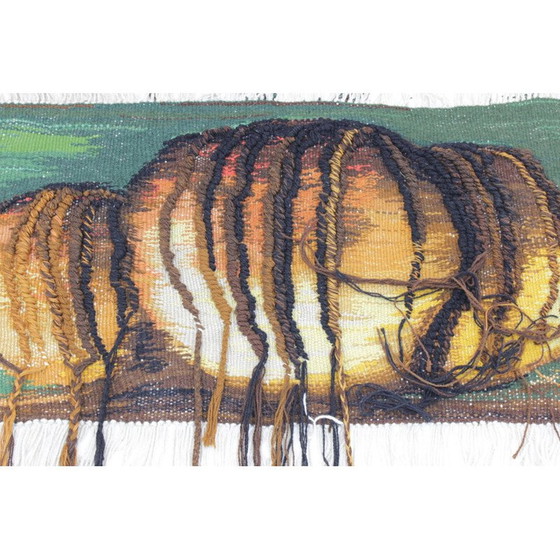 Image 1 of Vintage Veelkleurig Abstract Design Wandtapijt - jaren 1970