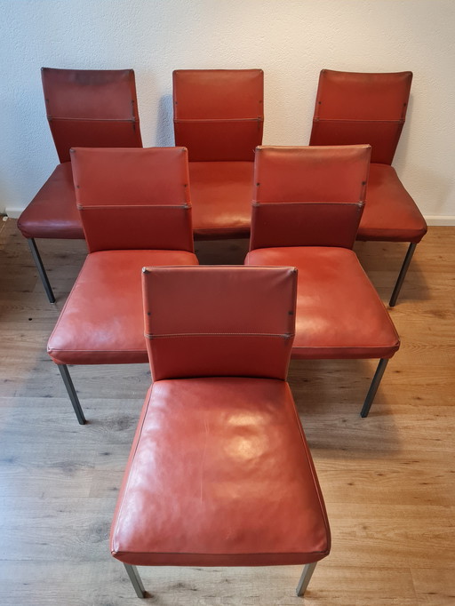 6x Karl Friedrich Föster Texas Eetkamerstoelen