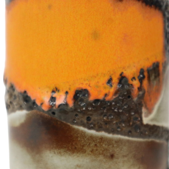 Image 1 of Oranje Fat Lava Vaas Scheurich