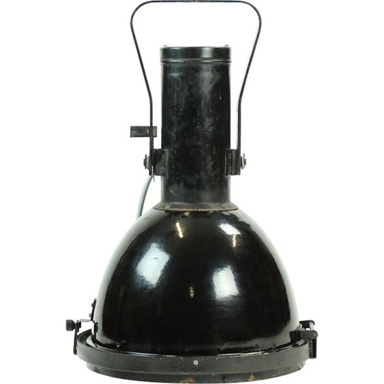 Image 1 of Vintage industriële zwart metalen projector