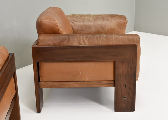 Image 1 of Paar Bastiano fauteuils van Tobia Scarpa voor Gavina - Italië, 1975