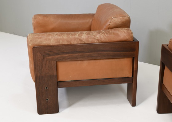 Image 1 of Paar Bastiano fauteuils van Tobia Scarpa voor Gavina - Italië, 1975