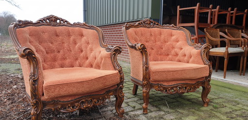 2 Barok Fauteuils 