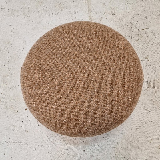 Image 1 of Vintage fauteuil met paddenstoel voetenbank in wollen stof van Pierre Paulin voor Artifort, 1960