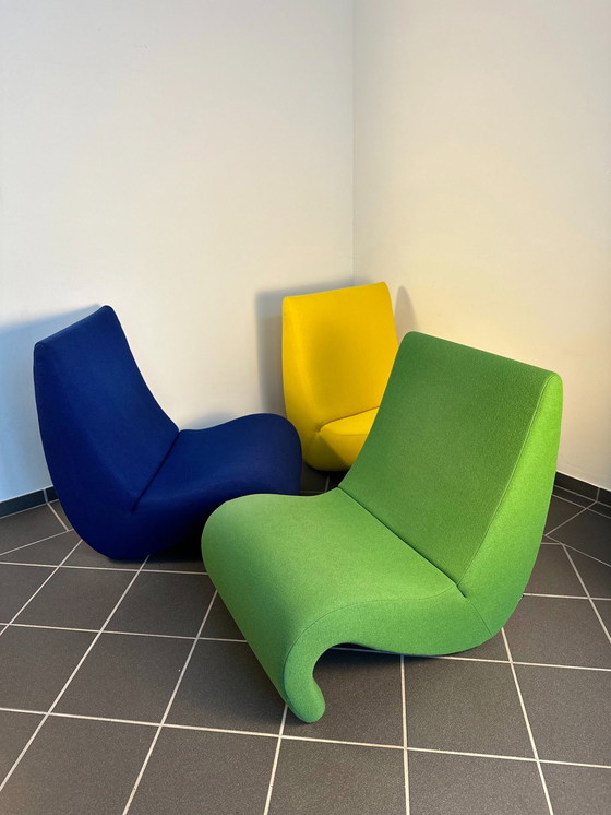 Image 1 of 3x Vitra Amoebe Stoel door Verner Panton