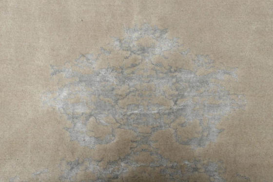 Image 1 of Designer Modern Tapijt Viscose Met Zijdeglans Kunstwerk Stuk 291 X 255 Cm