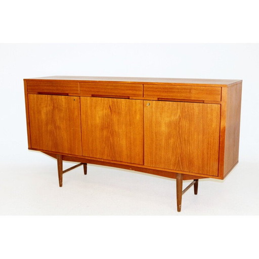 Scandinavisch teakhouten dressoir, Zweden 1960