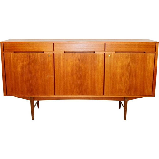 Scandinavisch teakhouten dressoir, Zweden 1960