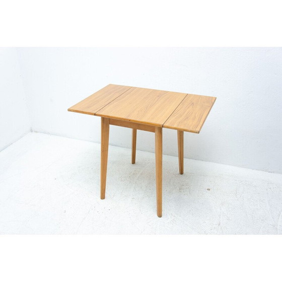 Image 1 of Mid century verstelbare eettafel door Mier Topolčany, Tsjecho-Slowakije 1970