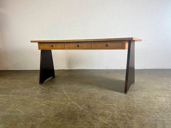 Image 1 of Erich Stratmann bureau iepenhout 1950