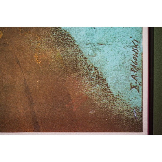 Image 1 of Affiche vintage de film "John L. death" par A. Pągowski, Pologne 1987