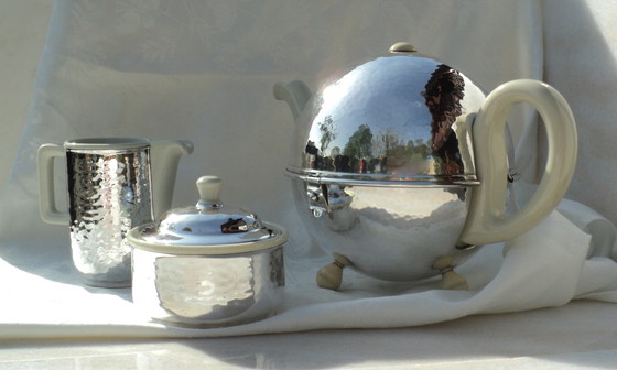 Image 1 of WMF verzilverd koffie servies