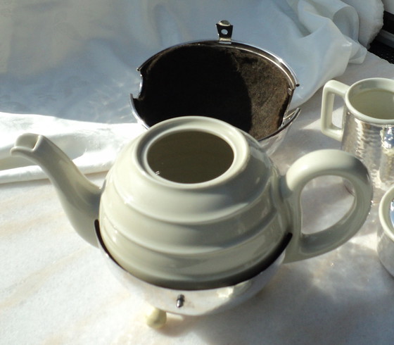 Image 1 of WMF verzilverd koffie servies