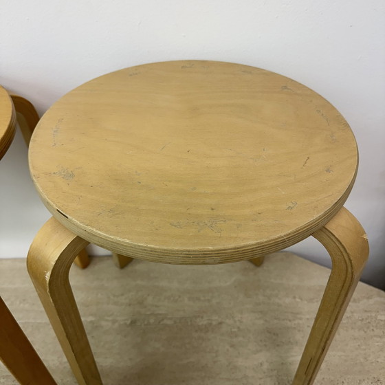 Image 1 of Vintage '99 Ikea 'Frosta' Stool, Design After Alvar Aalto 