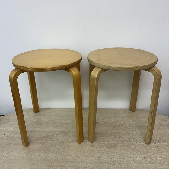 Image 1 of Vintage '99 Ikea 'Frosta' Stool, Design After Alvar Aalto 