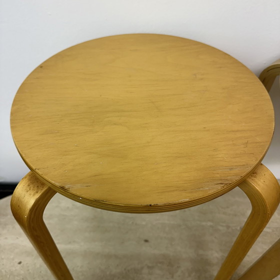 Image 1 of Vintage '99 Ikea 'Frosta' Stool, Design After Alvar Aalto 