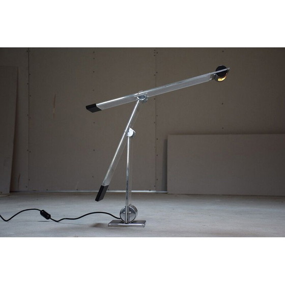 Image 1 of Oblique dubbele wip vintage lamp van Yonel Lebovici, 1979