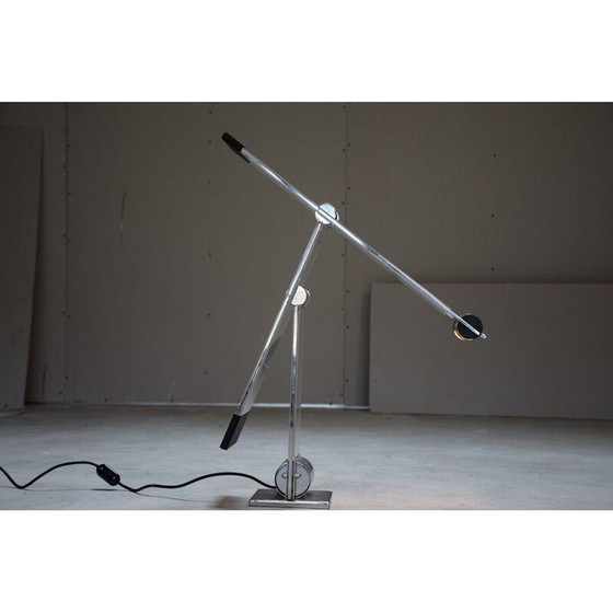 Image 1 of Oblique dubbele wip vintage lamp van Yonel Lebovici, 1979