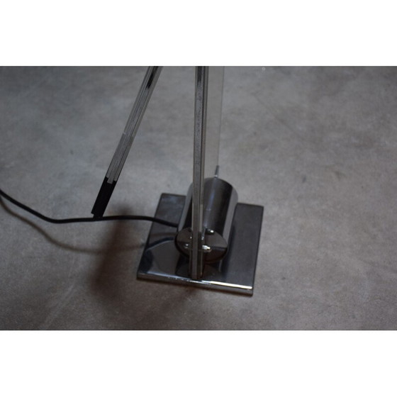 Image 1 of Oblique dubbele wip vintage lamp van Yonel Lebovici, 1979