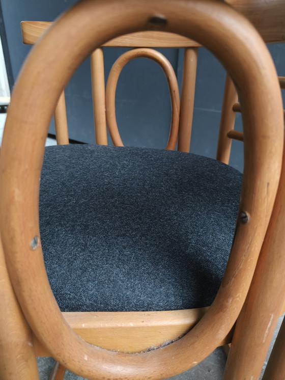 Image 1 of 2x Josef Hoffmann Wiener Werkstätte Fledermaus fauteuil