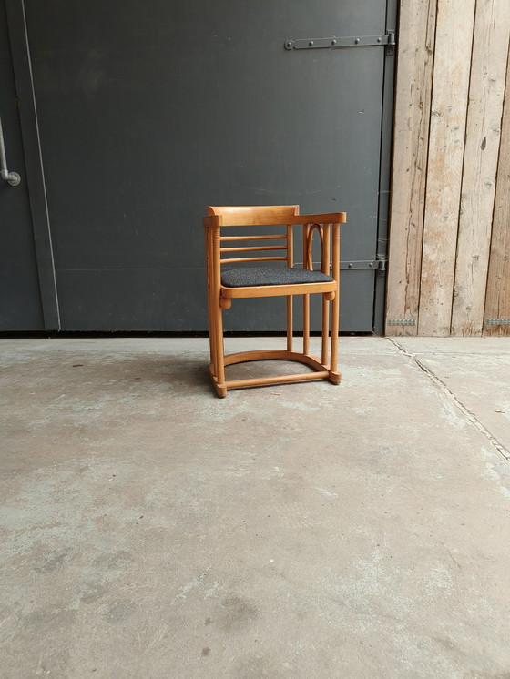 Image 1 of 2x Josef Hoffmann Wiener Werkstätte Fledermaus fauteuil