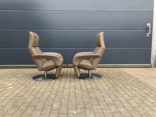 2x Jori Symphony relax Medi mono-move, Taupe leder. Topstaat!