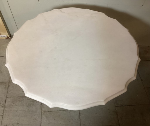 Vintage Italiaanse Marmeren Tafel Bijzettafel 