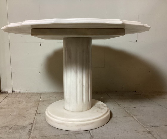 Image 1 of Vintage Italiaanse Marmeren Tafel Bijzettafel 