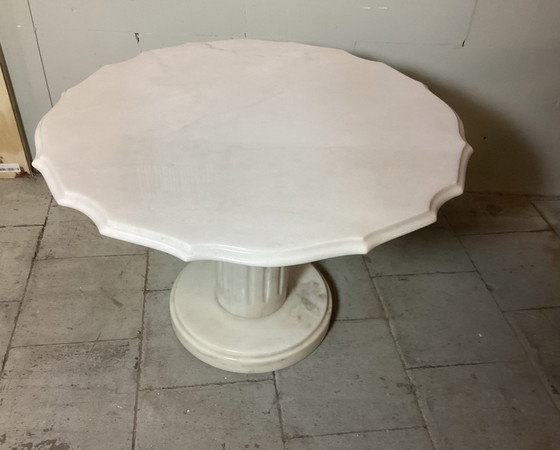 Image 1 of Vintage Italiaanse Marmeren Tafel Bijzettafel 