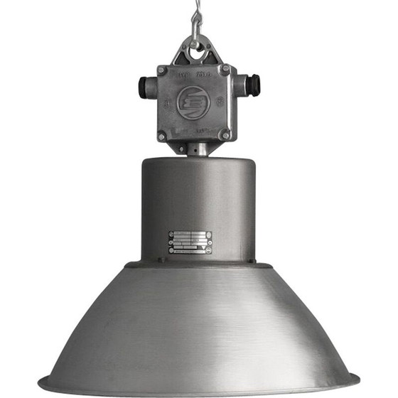 Image 1 of Vintage ophanging van geborsteld aluminium, 1960