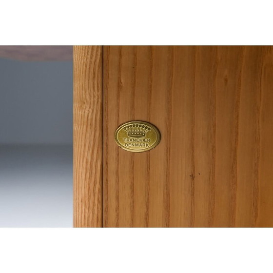 Image 1 of Vintage mozaïek en eiken salontafel van Middelboe en Lindum voor Tranekaer, Denemarken 1970