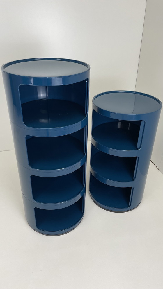 Image 1 of Kartell Componibili Set In Petrol Kleur 