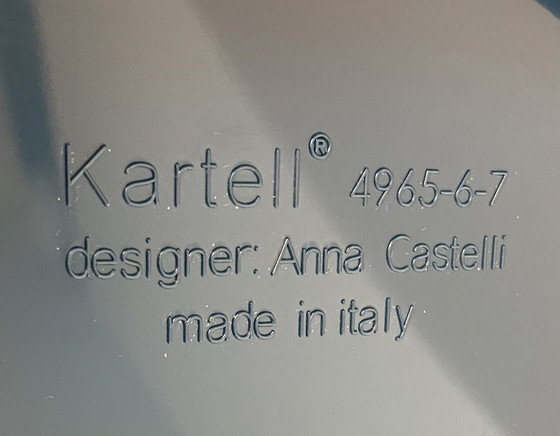 Image 1 of Kartell Componibili Set In Petrol Kleur 