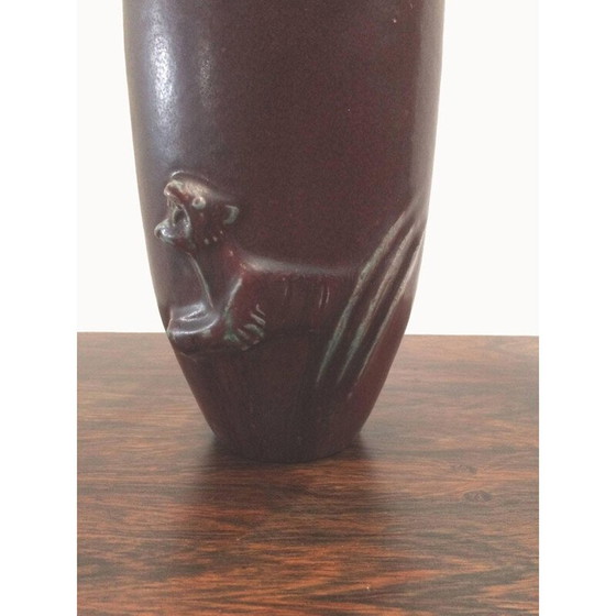 Image 1 of Vintage steengoed vaas voor Royal Copenhagen, jaren 1930
