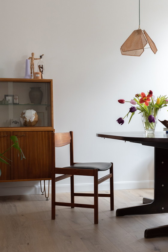 Image 1 of 4x Vintage stoel deens stijl