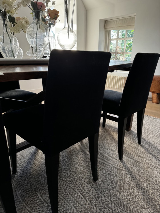 Image 1 of 6x Meridiani eetkamerstoelen