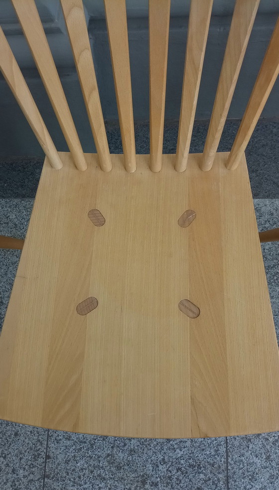 Image 1 of Mikado stoelen van Johannes Foersom en Peter Hiort-Lorenzen voor Fredericia Stolefabrik, set van 6