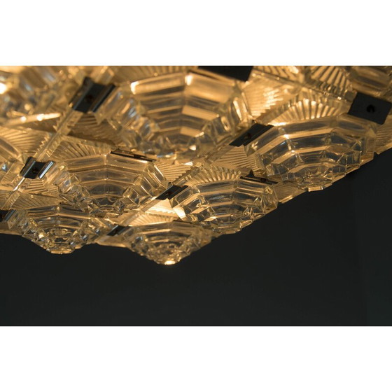 Image 1 of Brutalistische vintage plafondlamp van Kamenicky Senov, 1970