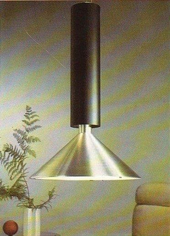 Image 1 of Angelo Brotto "Gaspare" hanglamp voor Esperia, Italië 1970