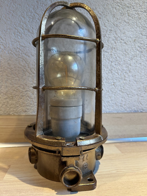 Image 1 of Industrie Retro Vintage Kooilamp Scheepslamp