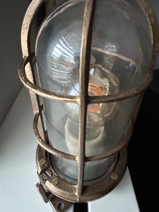 Image 1 of Industrie Retro Vintage Kooilamp Scheepslamp